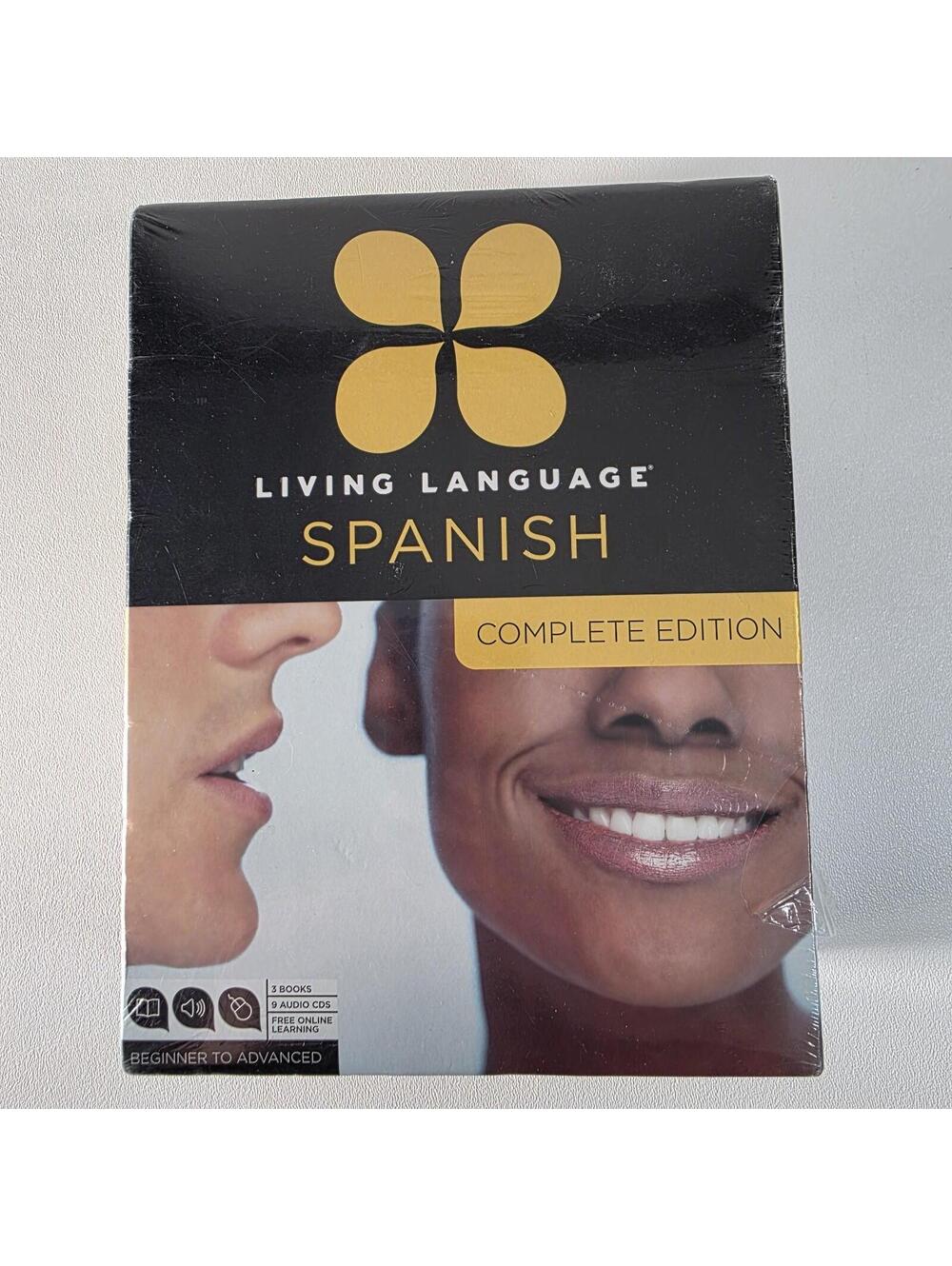 Living Language Spanish Complete Edition (Books, CDs, Online) New Sealed